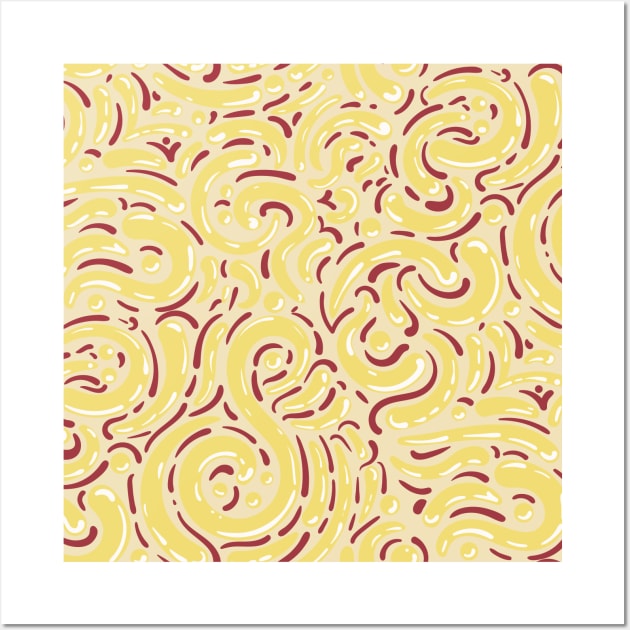 Modern Vibrant Abstract Paisley Wall Art by Vector Deluxe